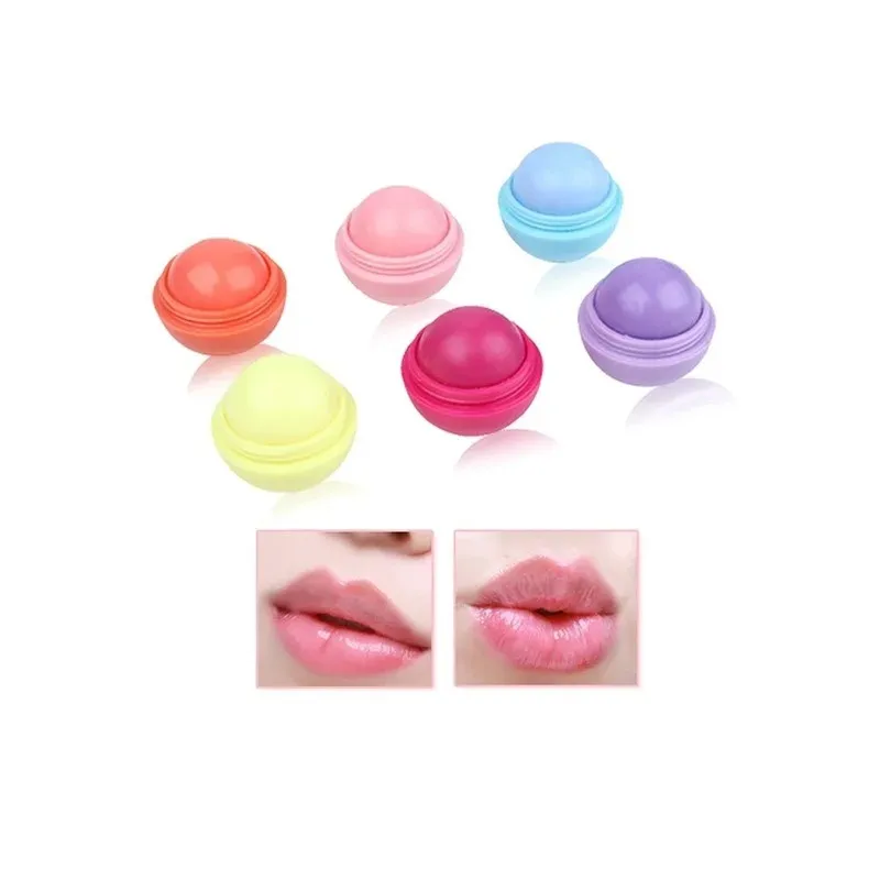 Neues Make -up -feuchtigkeitsspendende feuchtigkeitsfreie Lippenbalsam natürliche Pflanzenkugel Lipgloss Fruchtverzierer Lippenstift