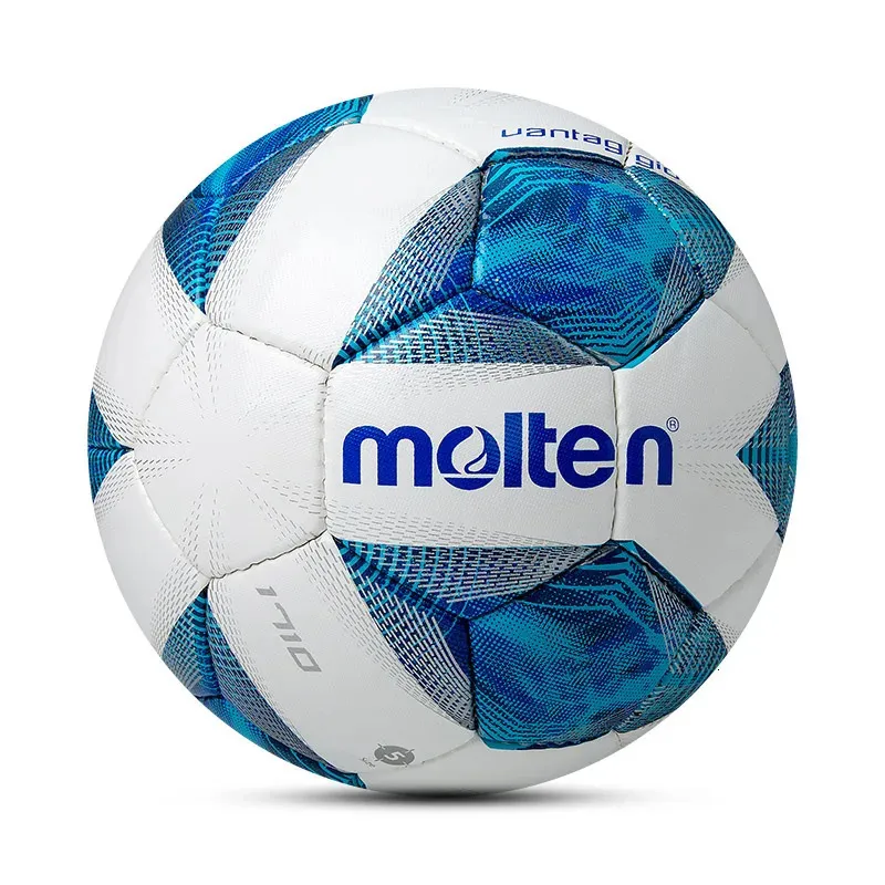 Molten officiell fotbollsbollar Storlek 5 Storlek 4 Storlek 3 PVC slitstoppande hand sömnad fotbollsträningstävling Match Futbol 240403