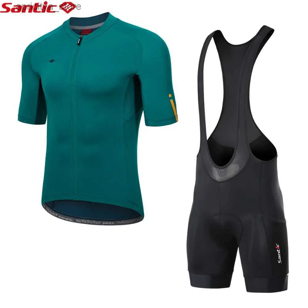 Set di maglia ciclistica set santici set di ciclismo estivo pezzetto per ciclismo cortometraggi MTB Maglie estate Sport Cycling Bike Short Bike Jersey L48