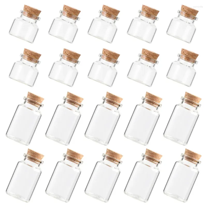 Vasi bottiglia di vetro in sughero delizioso regalo drift creativo auguro piccole gemme bottiglie di barattoli trasparenti contenitori alimentari trasparenti