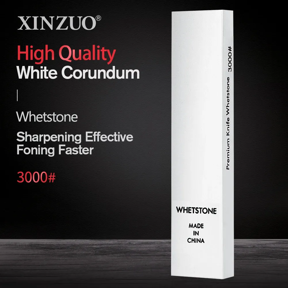 Xinzuo Sharpening Stones Acessórios de cozinha Double Side 3000 Grit Soiting Stone Whetstone Knife Sharpner 240415