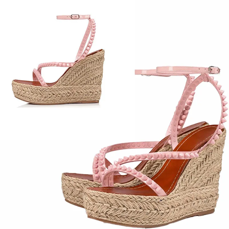 Sandálias de luxo mulheres com caixa casual clássico clássico de verão plataforma sandálias mulheres tira ajustável Sapatos femininos elegantes Office Outdoor Office