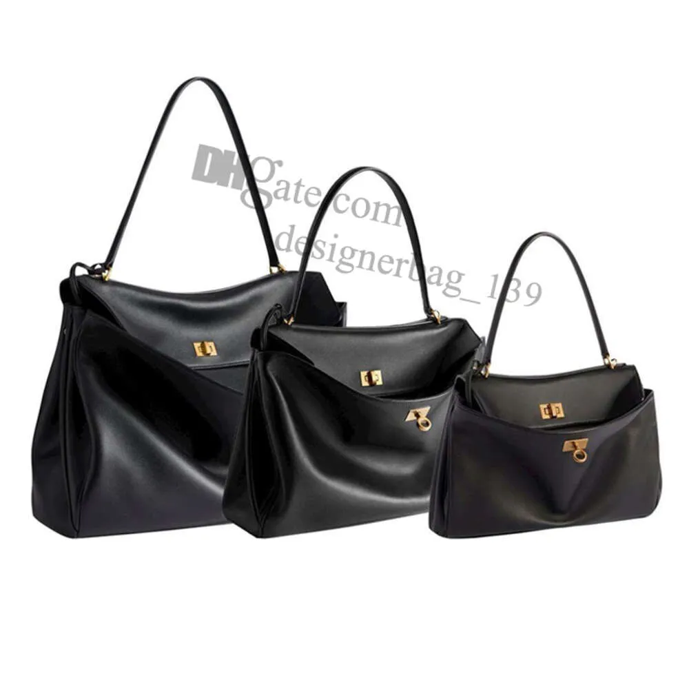 large tote bag designer rodeo bag genuine leather black handbag GM MM PM shoulder women crossbody bag