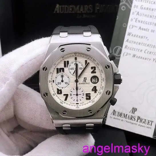 Famoso orologio da polso AP Royal Oak Offshore Series Timing del calendario 42 mm Fashion Automatico Sports Meccanico Sport MENS ORGHI