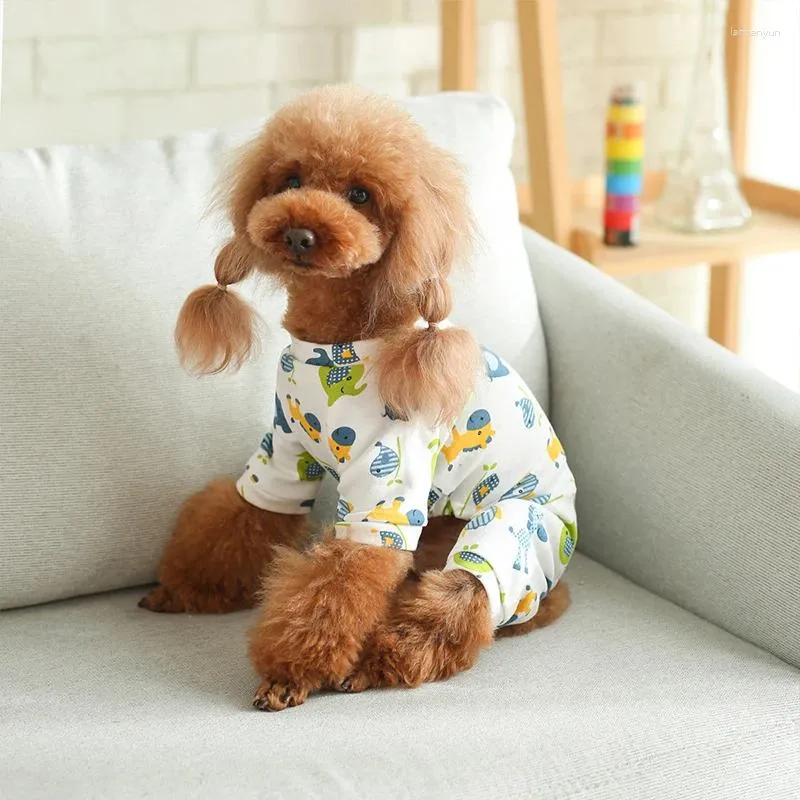 Hondenkleding huisdierkleding kat puppy pyjama jumpsuits voor kleine honden kleding slaapkleding