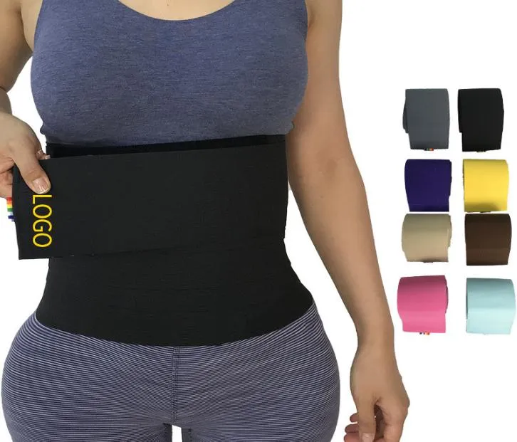 Bandage Wrap Waist Trainer for Women Plus Size Trimmer Adjust Tummy Sweat band Wraps Belt Lower Belly Fat Body Shaper1549366