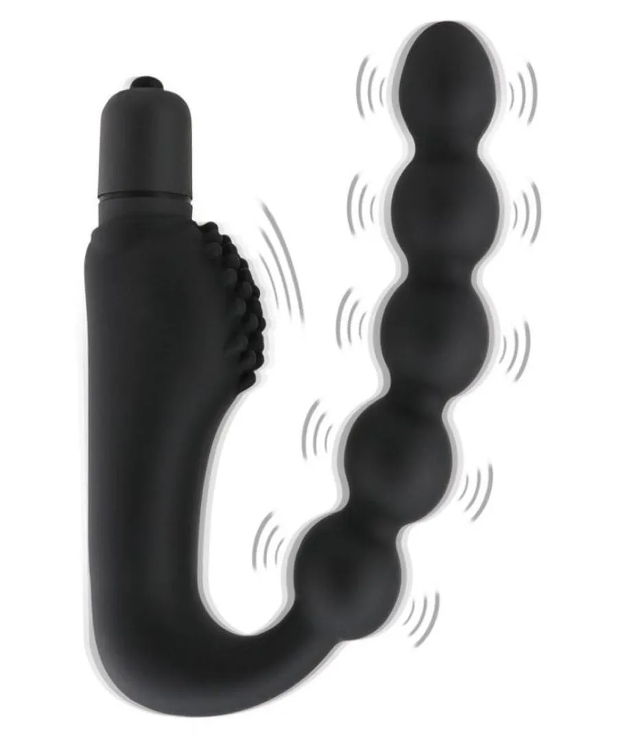 Massage 10 -läge vibrerande anal plug vagina pspot prostata massager sex leksak för par g spot massager vuxen sexprodukt för kvinnor53753282