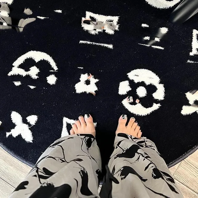 Kaszmirowy dywan do salonu odporna na plamę łatwą do opieki, luksusowy luksusowy nordic