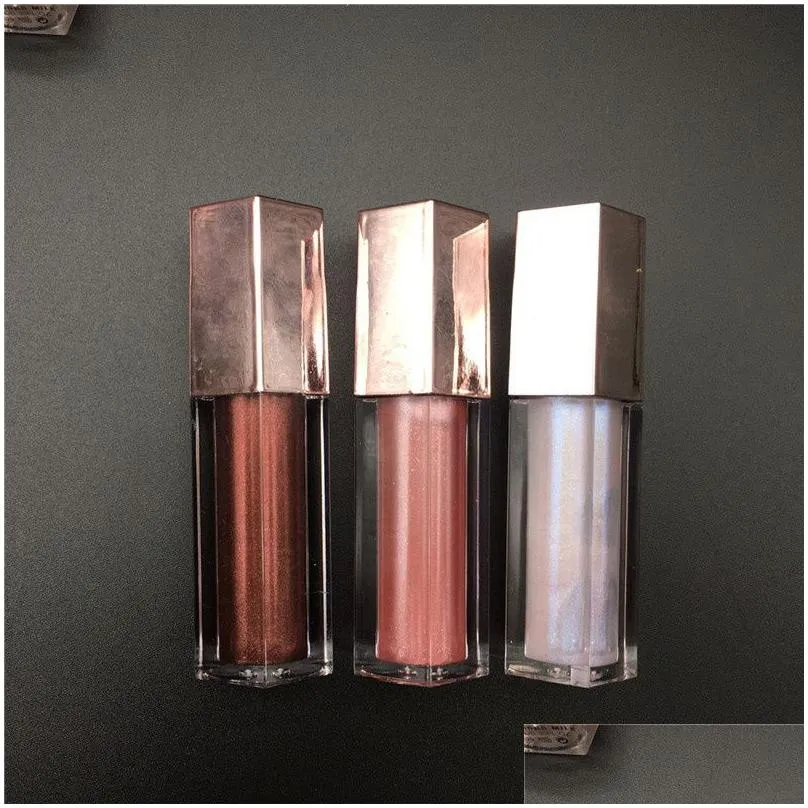 F Rihan mirror Lip Gloss glaze European diamond milk /pretty please ROSE nude Glow Pearl highgloss lipgloss glass 9ml