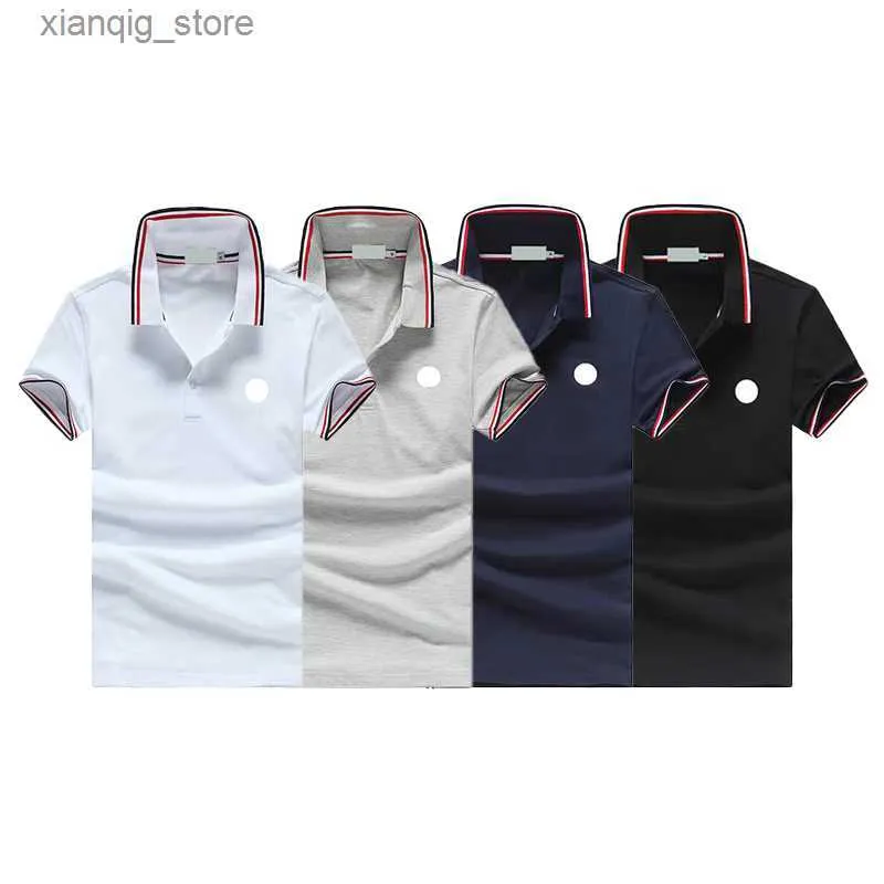 Men's Polos Designer mens Basic business polos T Shirt fashion france brand Mens T-Shirts embroidered armbands letter Badges polo shirt shorts L49