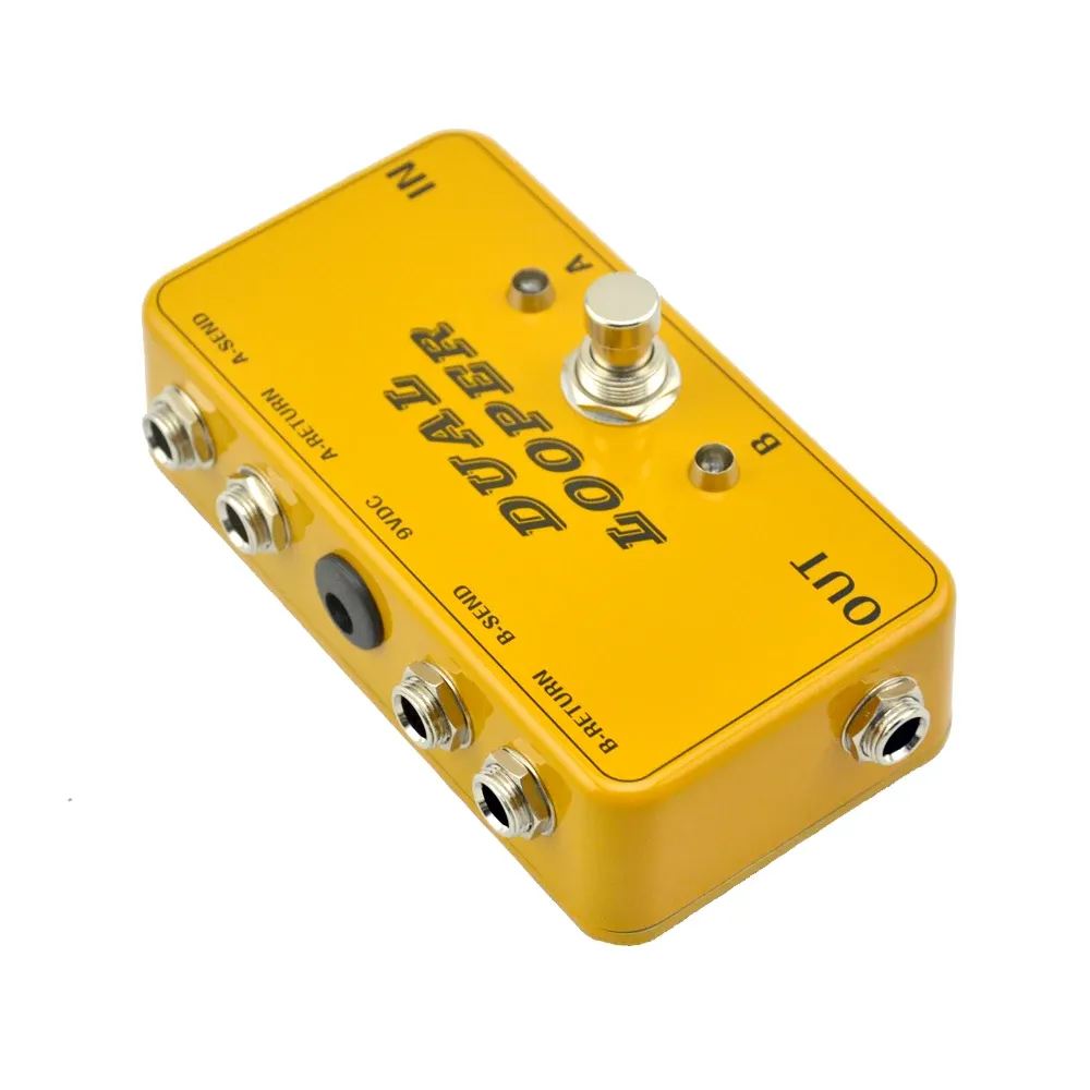 Cavi Nuovo Ab Effect Effect Pedal Loop Switcher Bypass True per l'interruttore del piede arancione a pedale elettrico