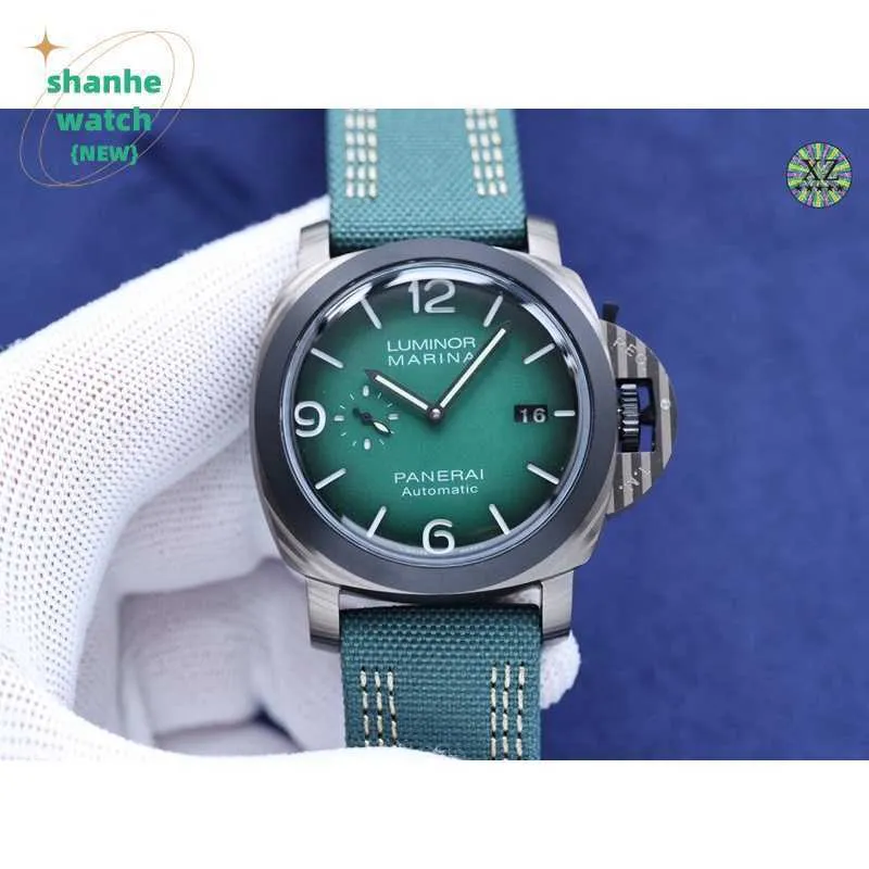 Assista Women High Quality Relógios de pulso Mechanical Watch Genebra Luxury Submersible BMG-Tech Machine Automática Novo Chegada V7 PAM01070 A7MJ