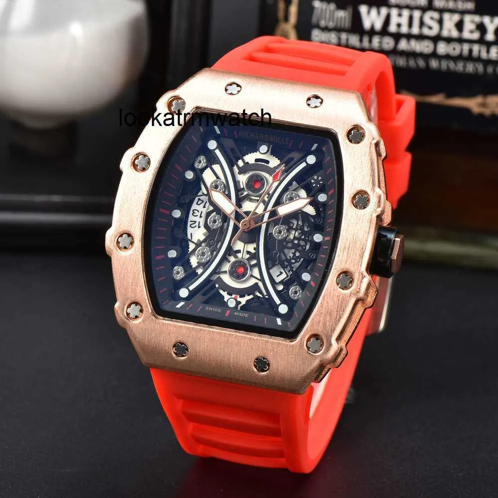 Montres pour les hommes Datejuste Rchardmill Milles Broadcast Barrel Barrel Bright Shell Watch Popular for Men and Women