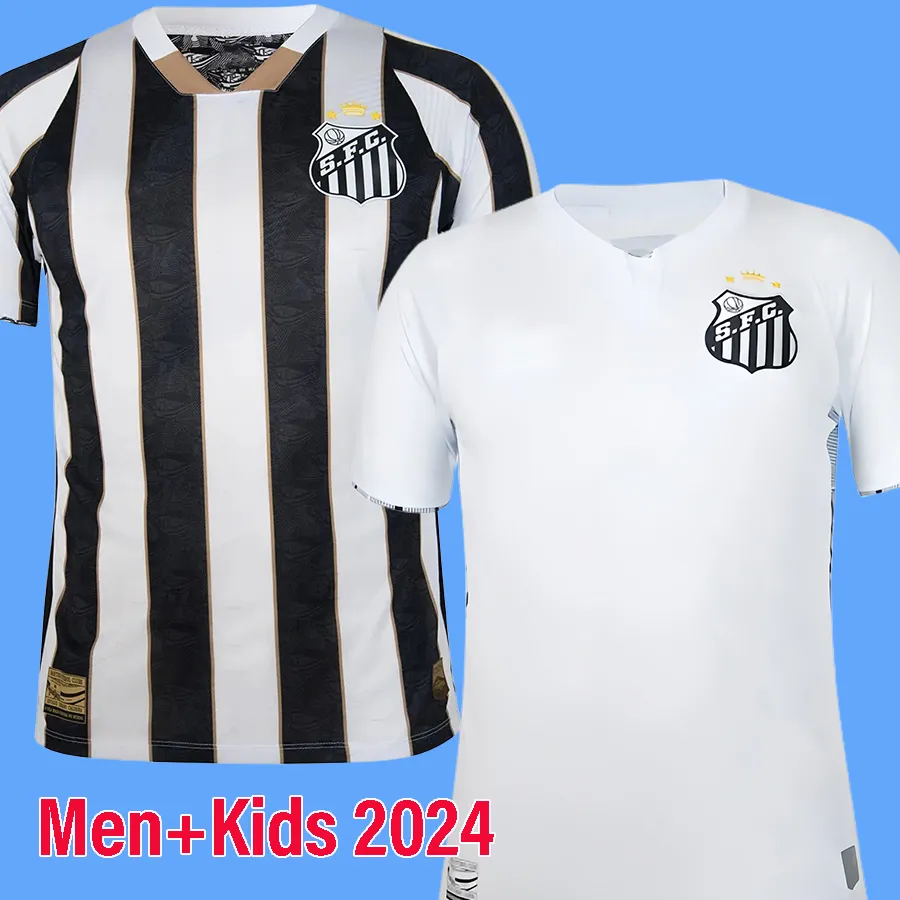 Santos 24 25 Soccer Jerseys Fc Special Home Away 2024 2025 Gabriel Kaiky Goulart Leonardo Pirani Shirt