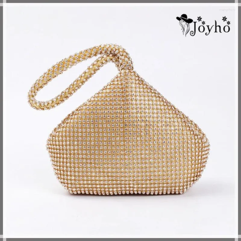 Evening Bags 4 Colors Soft Beaded Women Bag Cover Open Style Lady Wedding Triangle Glitter Handbag Purse For Year Gift Clutch