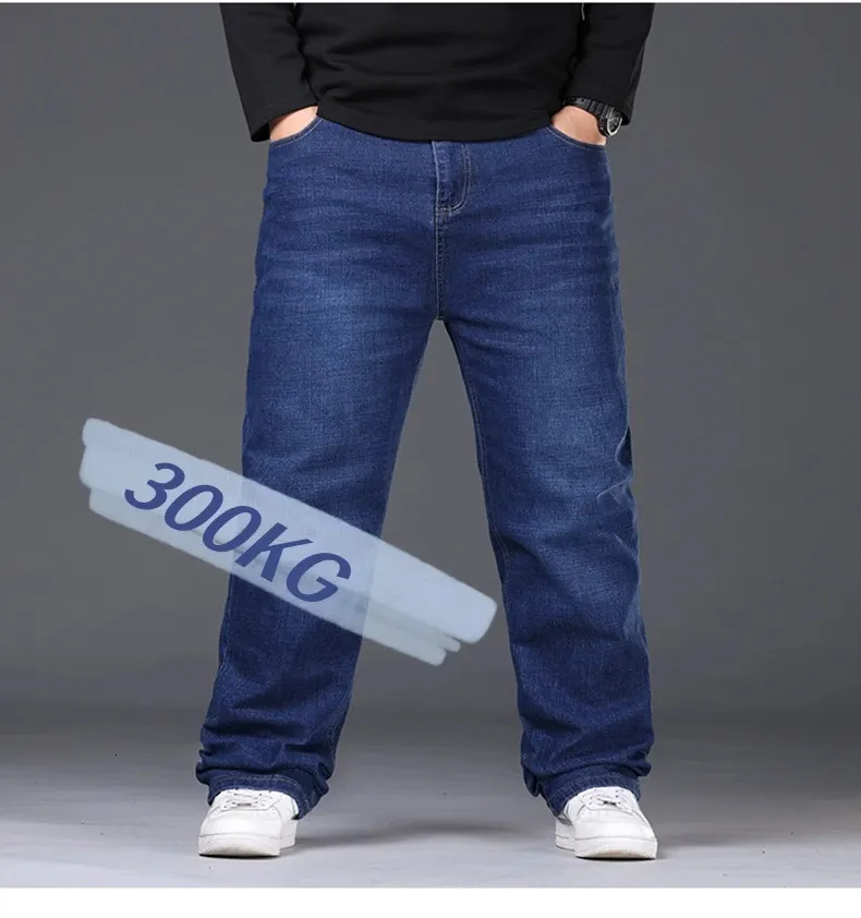 Mejor Precio En A Granel Jeans Grande Taille Pour Hommes Pantalon