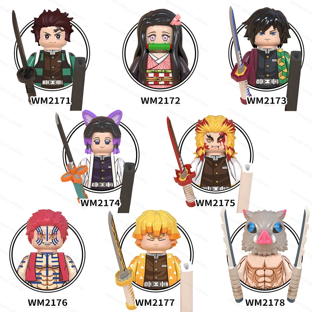きょうぺい鬼滅の刃 フィギュアセットレゴ24体 WM BLOCKS きょうぺい鬼滅の刃 フィギュアセットレゴ24体 WM BLOCKS WM