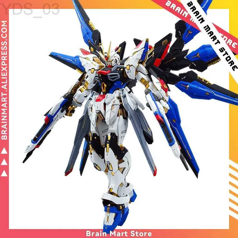 Action Toy Figuren MGEX Strike Freedom KO Mg 1/100 Xun Xin Model Kit Mobile Anime Anime Model Assemble Mecha Fight Toys Assets Modell Kit YQ240415