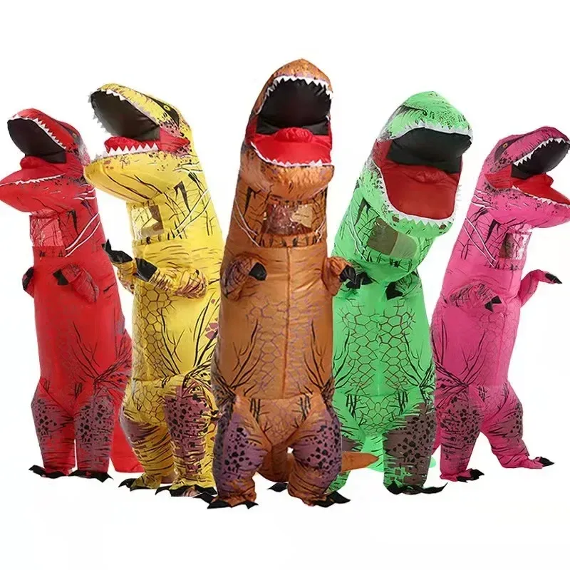 Inflatable T-Rex Costume: Roaring Fun for Halloween, Cosplay & Parties ...