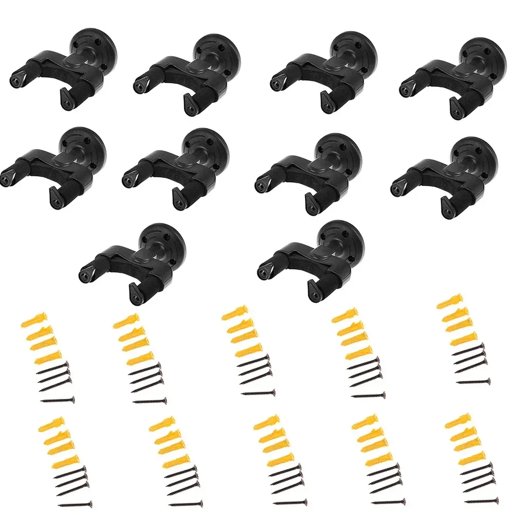 Cables 2/4/6/8/10pcs Guitar Pedal Wall Hanger Hook Holder Ukulele Mandolin Hanger For Bass Guitar Accessories Musical Instruments