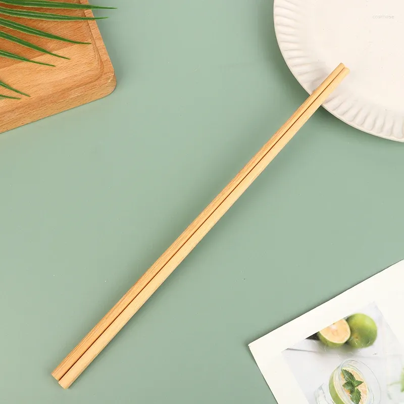 Chopsticks 1Pair 2Colors 32 cm lång storlek FEEL -nudelpinnar Kinesisk stil förlängda träklagning