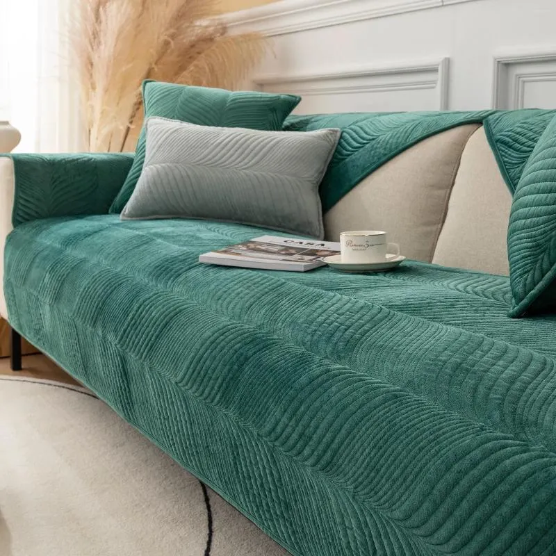 Pokrywa krzesełka Pluszowa sofa sofa schyłki miękki ręcznik
