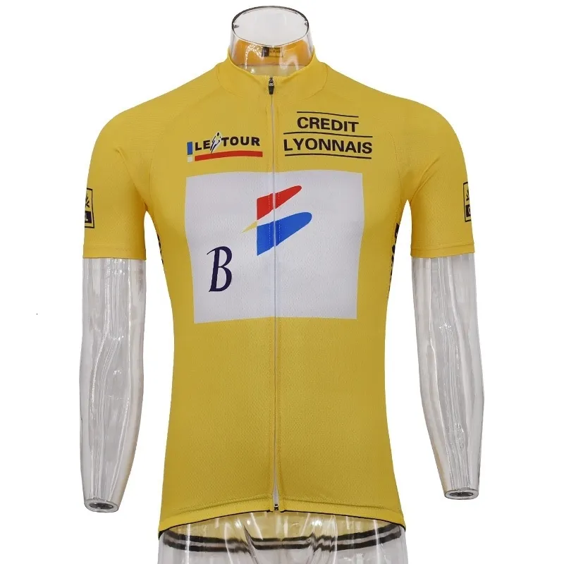 Man Summer Cycling Jersey Vêtements Road Road Team Wear Wear Shirts 240328