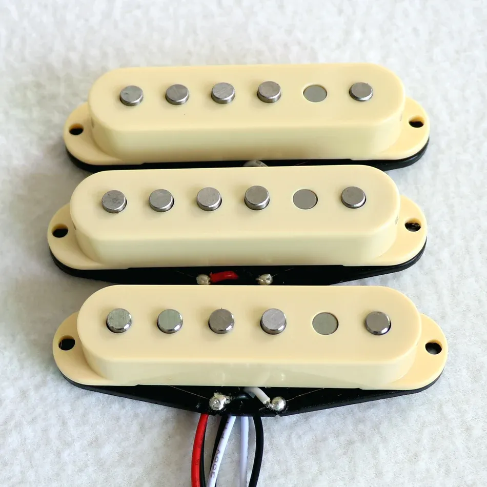 Cavi Donlis Good Sound Alnico 5 Rods St Guitar Pickups Single Coil per parti di sostituzione della chitarra SSS