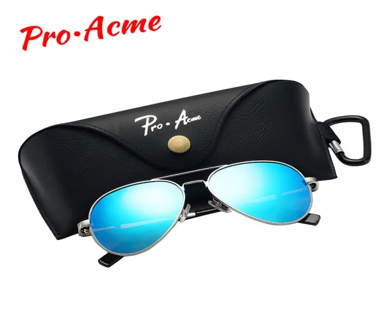 Pro Acme markası küçük polarize güneş gözlükleri çocuklar ve gençlik yetişkin küçük yüz kadın erkek erkekler pilot güneş glasse 52mm pa10535065282