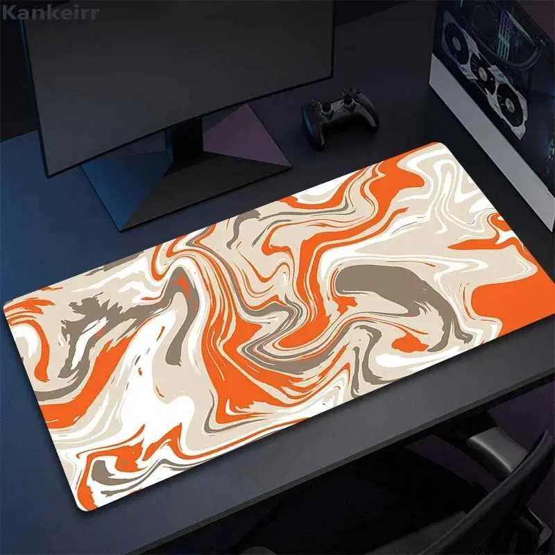 Maus -Pads Handgelenk ruhen Strata Flüssigkeit 80x30 cm xxl Lockkante Mousepads Große Büro -Mousepad -Tastaturmatten Maus Matten Beast Schreibtischpolster für Geschenkpolstere Pads