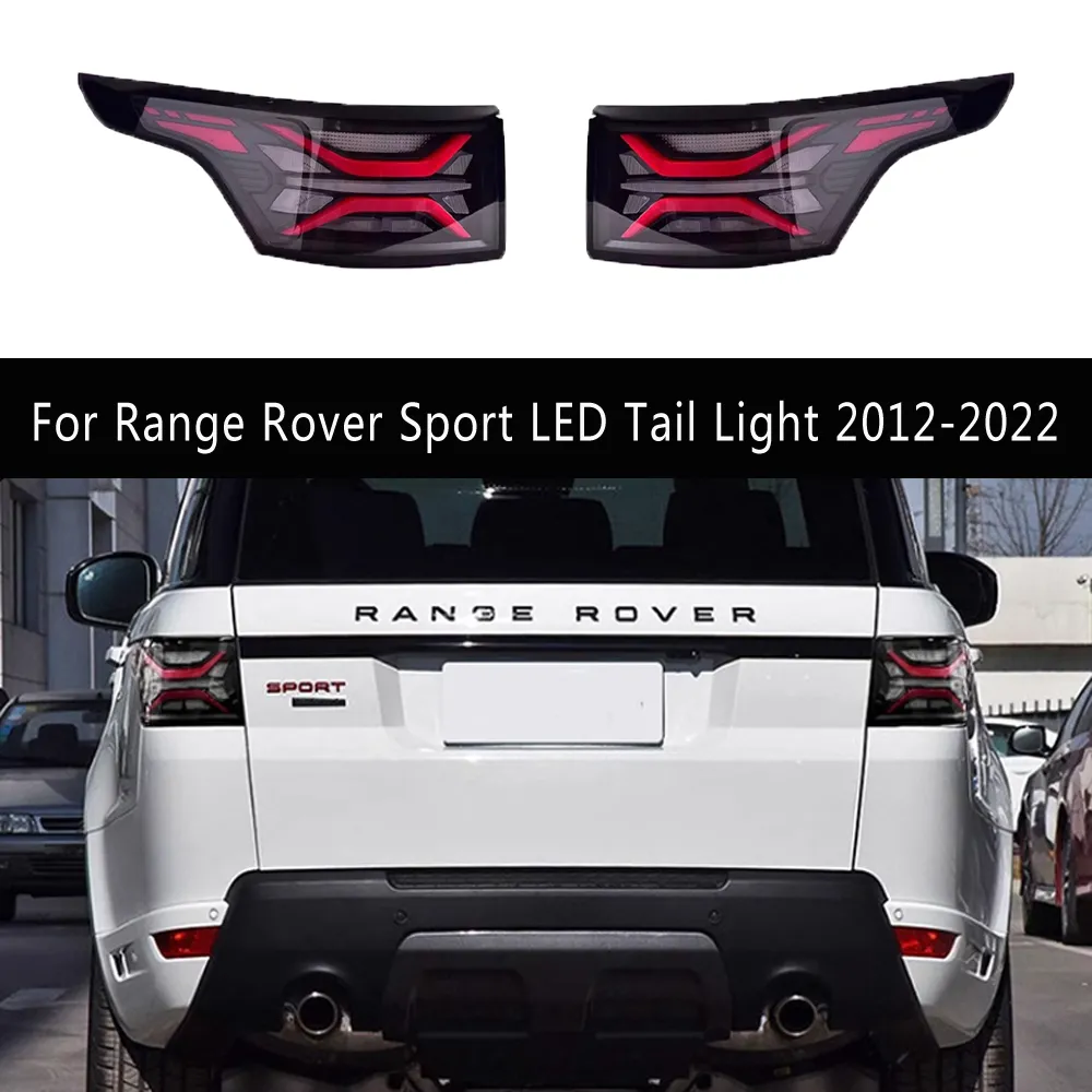 Biltillbehör Streamer Turn Signal Indicator Lighting Assembly för Range Rover Sport Led Tail Light 12-22 broms Omvänd löpande ljus