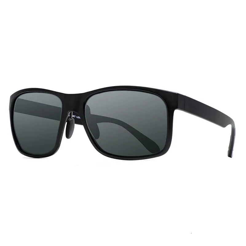 MAXJULI Square surdimensionné des lunettes de soleil polarisées pour les grandes têtes Men Retro Vintage Soleil UV Protection Fishing Eyewear 8105 240415