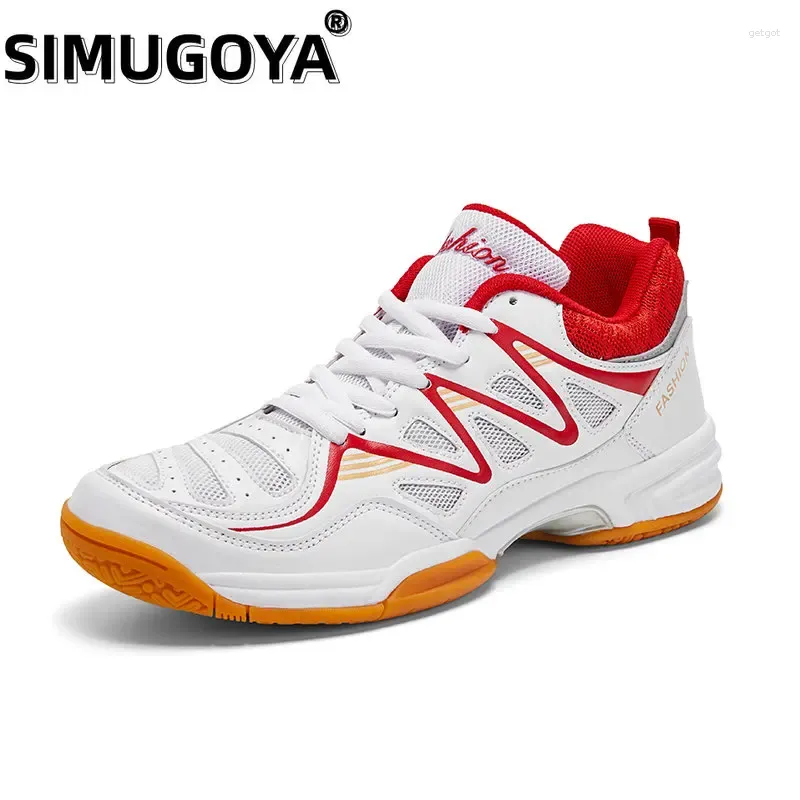 Casual Shoes Simugoya Brand Professional Badminton Men's Non-Slip Wear-resistent Breattable Sports Tennis Zapatillas