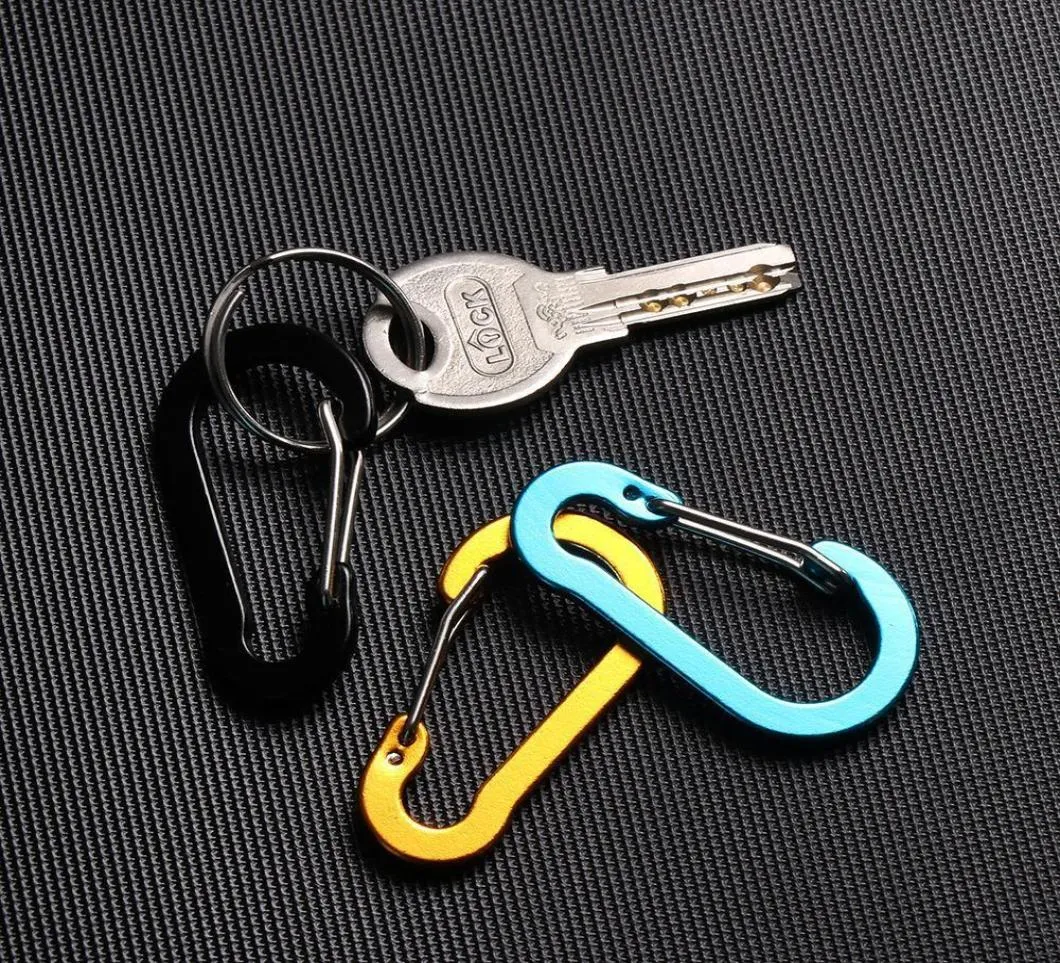 5 pezzi Multiuso in lega in alluminio Carabiner Campeggio Crampica Crappata Filla Boom Booms Clip Snap Clip Strumenti per esterni Q BBYQR8694441