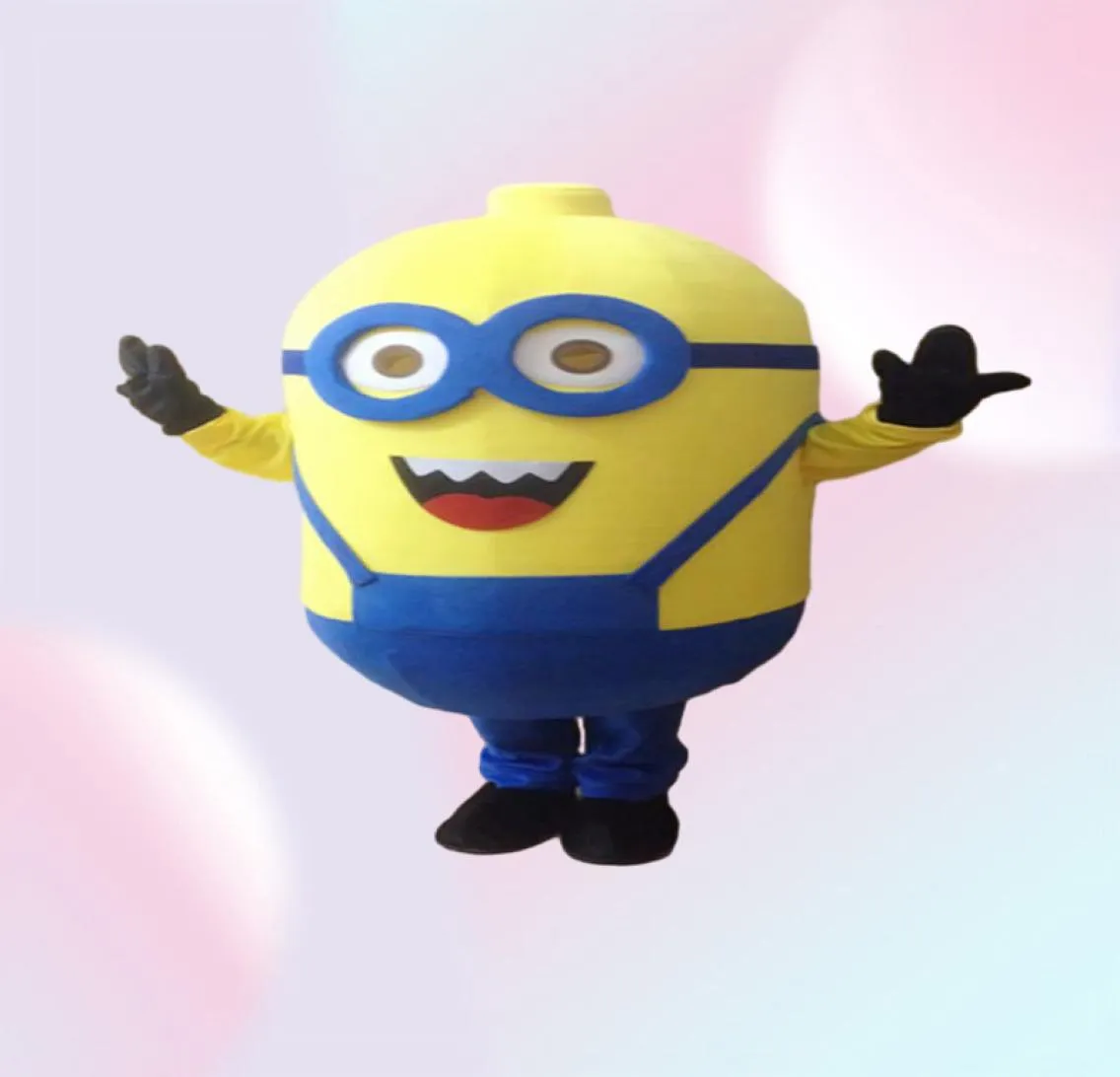 Minions Mascot -kostuum van hoge kwaliteit voor volwassenen 100 Echt beeld1279226