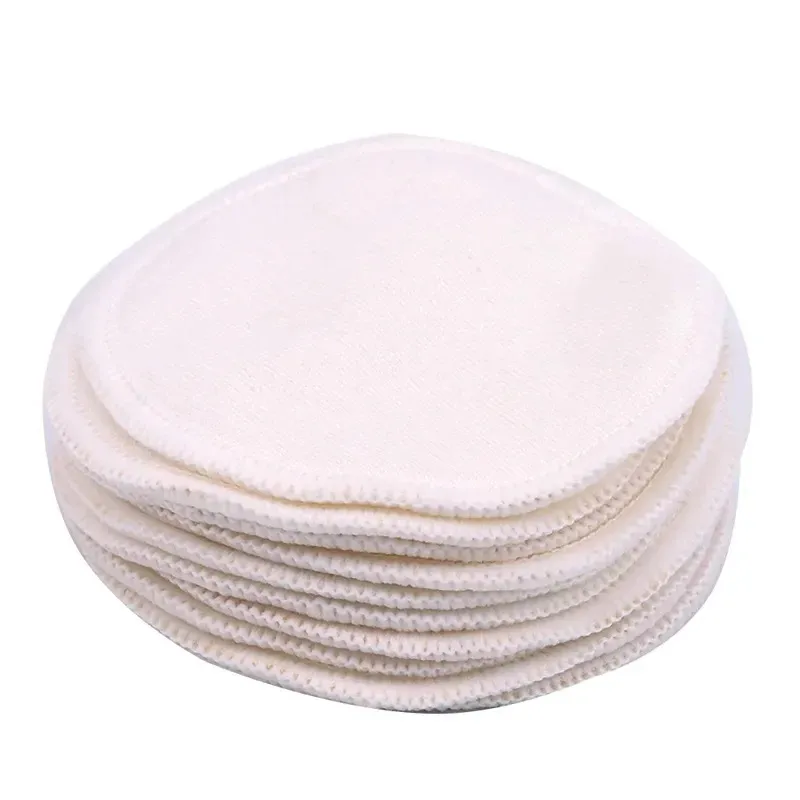 Herbruikbare wattenblokken bamboe fiber make -up remover pads wasbare rondes reinigende gezichtskatoen make -up verwijderingsblokken