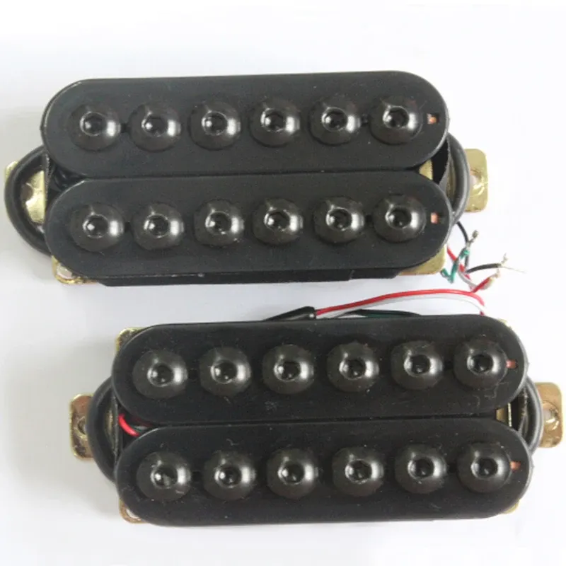 Kablolar siyah köprü boyun gitar humbucker pikap seti istilacı stili