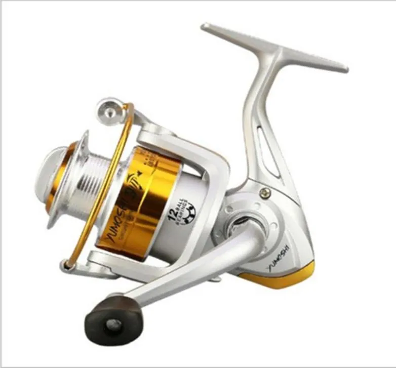 High quality Easy Folding Rocker Metal 10007000 Series 12BB Fishing Reels Spinning Metal Spool Reel Wheel for Fish4132733