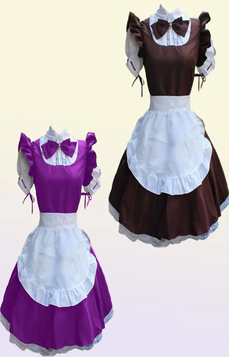 Sexy Frans meid kostuum gotische lolita jurk anime cosplay sissy meid uniform ps maat Halloween kostuums voor vrouwen 2021 y02874498