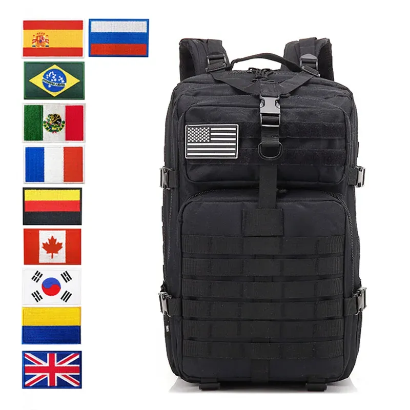 Zaini 30l/45l zaino escursionistico di grande capacità zaino maschile tattico zaino camuffato sport esterno