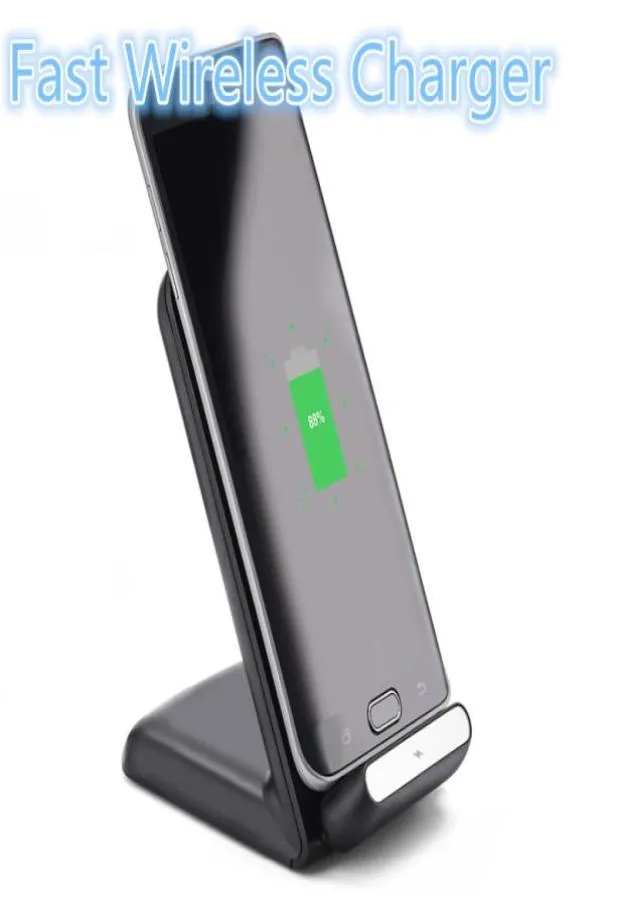 Per Samsung S8 100 Caricatore wireless Qi a carica rapida per Samsung Galaxy S6 Edge PlusNote5S7S8 Edge9999246