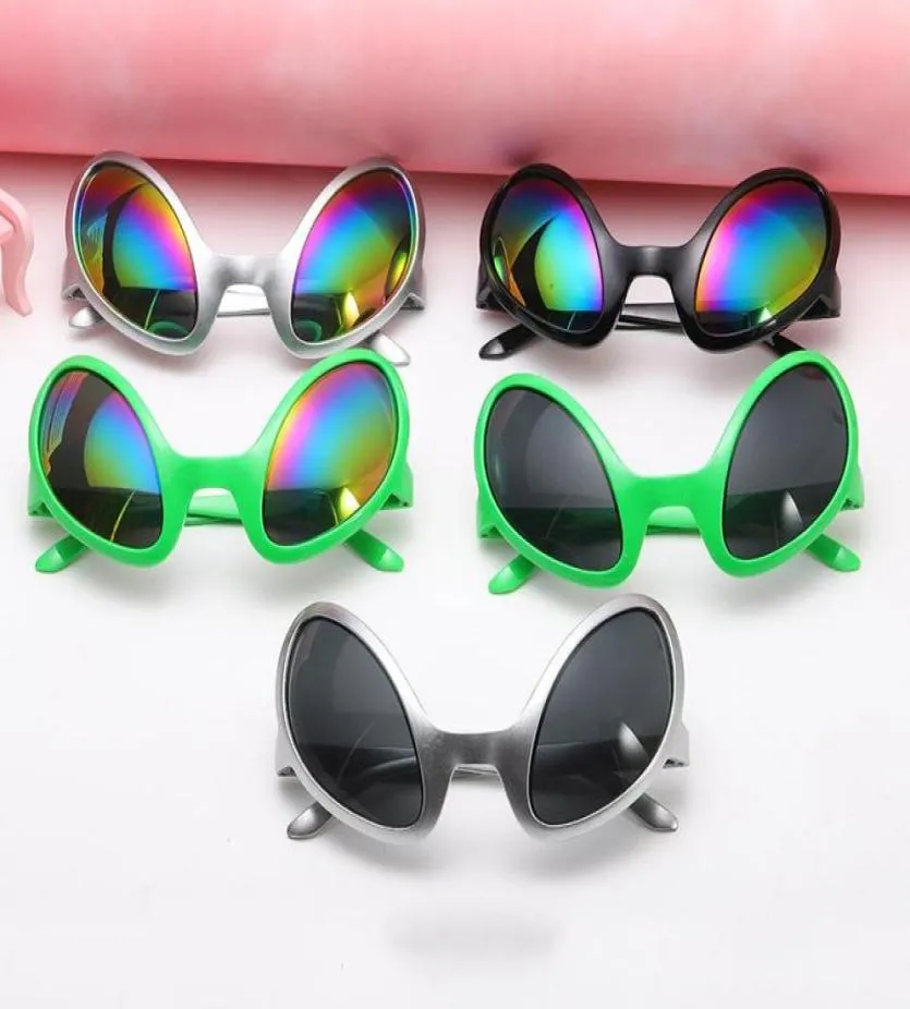 Zonnebrillen Cool Funny Alien Glasses Kostuummasker Nieuwheid Plastic Donut Bachelorette Party Po Booth Props Favors Sun5802541