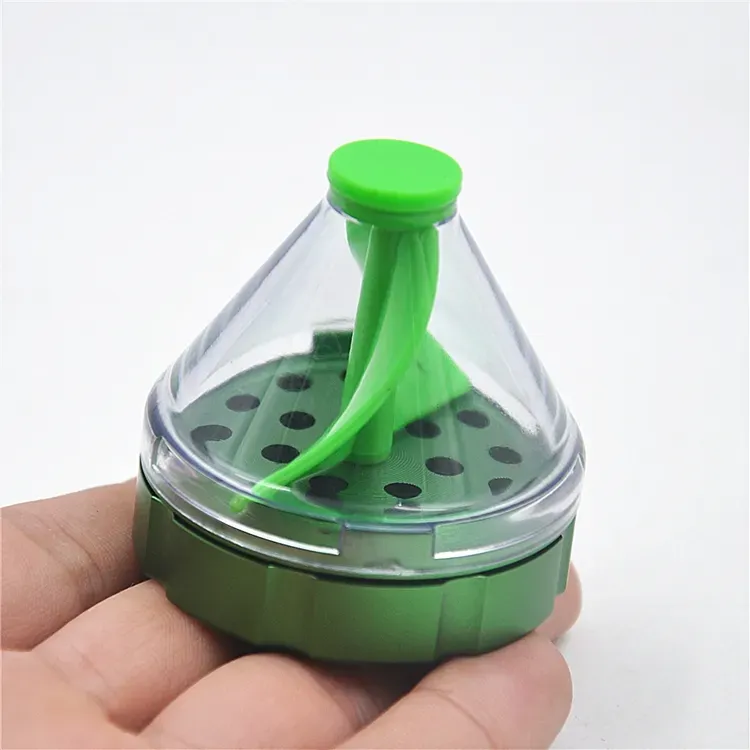 New Hornet Grinder Herb Grinders 50mm Herb Tobacco Grinders Funnel Shape Clone Metal Aluminum Alloy Smoking DHL