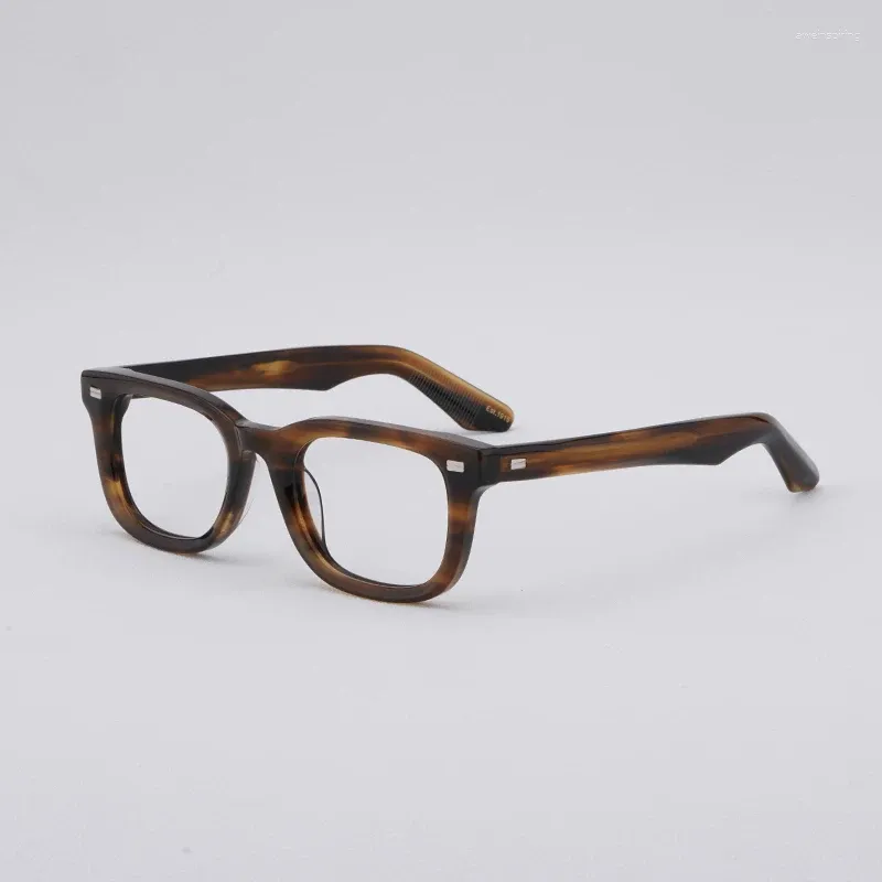 Солнцезащитные очки кадры высококачественные очки klutz lemtosh для женщин, сделанных ручной ацетатной солнечной черной черепахой,