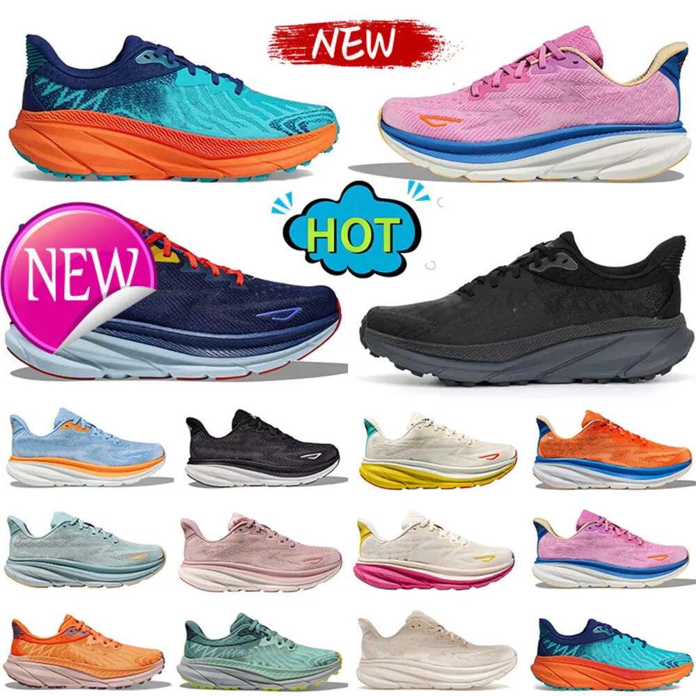 2024 Clifton Sneakers Designer Running Shoes Men Women Bondi 8 9 Sneaker One Womens Challenger 7 Anthracite Handing Shoe Hating Mens Outdoor Sports Trainers