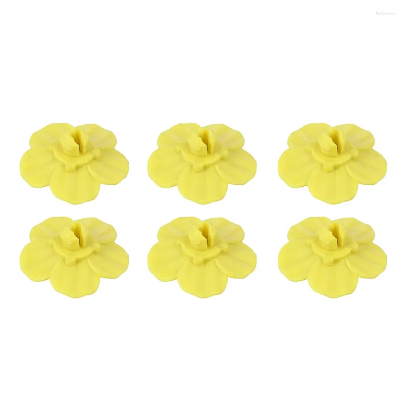 Altre forniture per uccelli 24 pacchetti di fiori di alimentazione colibrì per all'aperto sostituire vecchi con fiori freschi in giallo rosso e arancione