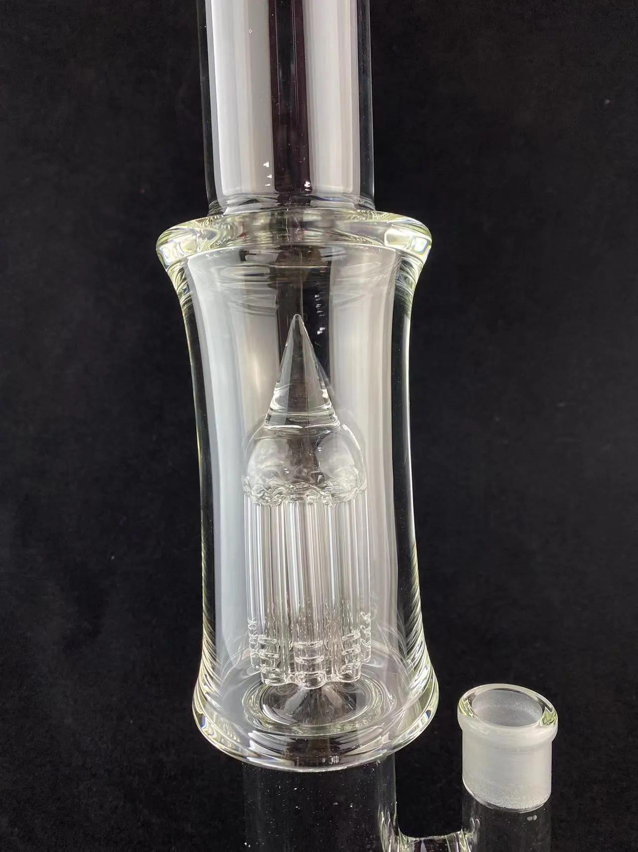 Pipes fumeurs Clear Bong 18inch 18 mm 8 brases à 3 Inlines Nouveau design bienvenue sur commande