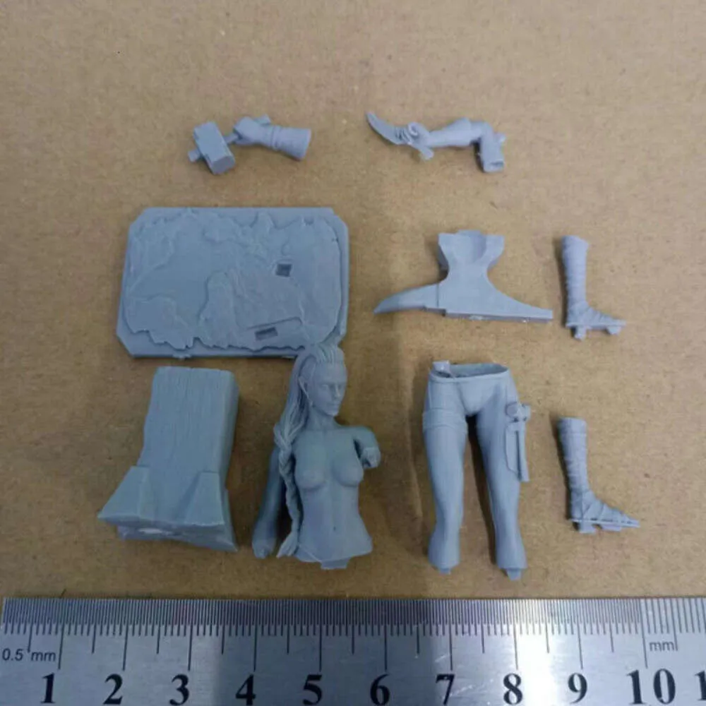 Anime Manga Resin Figure Foundry Engineer Full 1/24 Scale 75mm Model Kit Diy Miniatures GK Unassembled and Unpainted Ama Toys