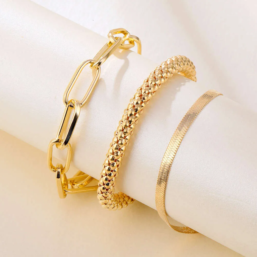 Ny Snake Bone Multilayer Creative Personalized Metal Chain Armband HZS193