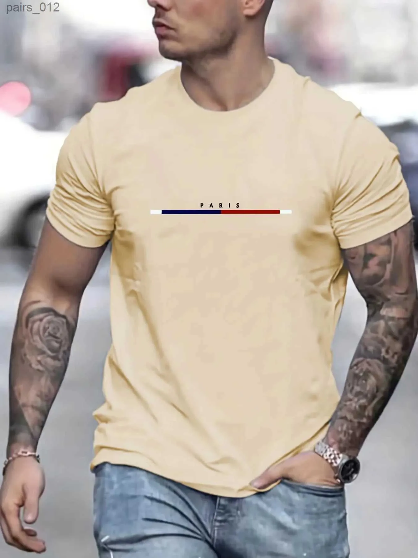 T-shirts masculins T-shirt pour hommes 3D T-shirt imprimé à la mode t-shirt décontracté court haut à manches supérieures Nouvelles vêtements surdimensionnés lâches yq240415